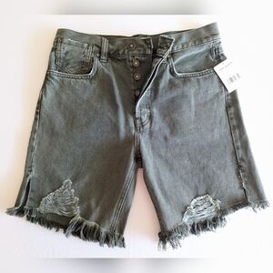 Free People Sequoia Shorts Forest Womens 26 New With Tags (Measures 28)
